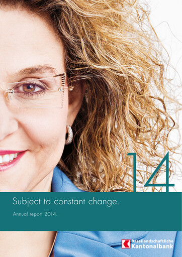 Miniature Basellandschaftliche Kantonalbank Rapport annuel 2014