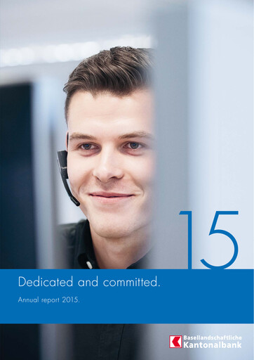 Miniature Basellandschaftliche Kantonalbank Rapport annuel 2015