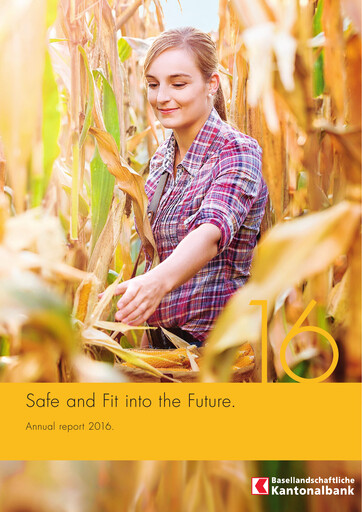 Miniature Basellandschaftliche Kantonalbank Rapport annuel 2016