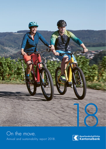 Miniature Basellandschaftliche Kantonalbank Rapport annuel 2018