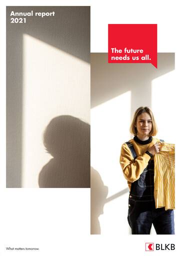 Miniature Basellandschaftliche Kantonalbank Rapport annuel 2021