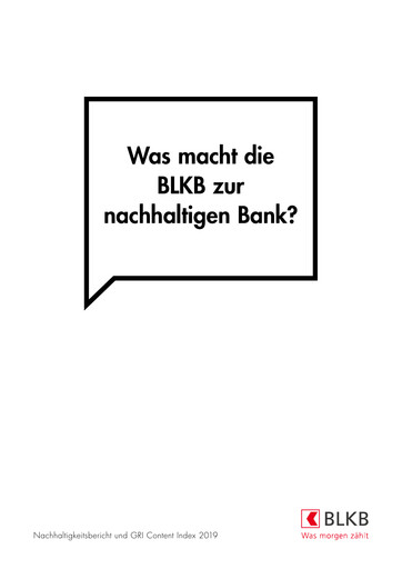 Miniature Basellandschaftliche Kantonalbank Rapport ESG 2019