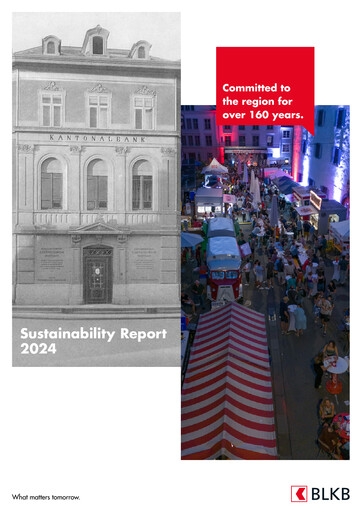 Miniature Basellandschaftliche Kantonalbank Rapport ESG 2024