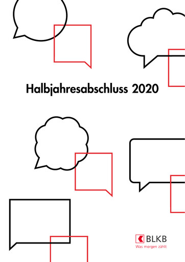 Miniature Basellandschaftliche Kantonalbank Rapport semestriel 2020-h1