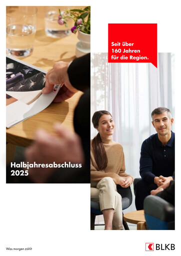Miniature Basellandschaftliche Kantonalbank Rapport semestriel 2025-h1