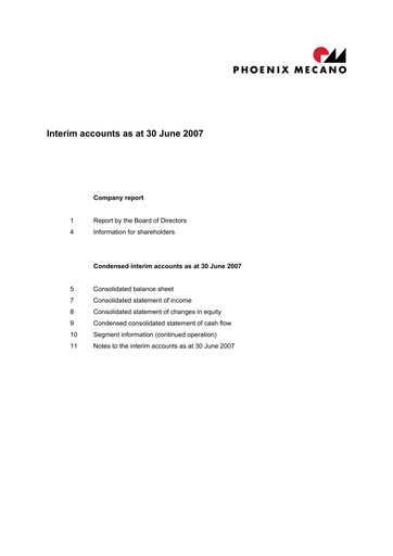 Vorschaubild Phoenix Mecano Halbjahresbericht 2007-h1