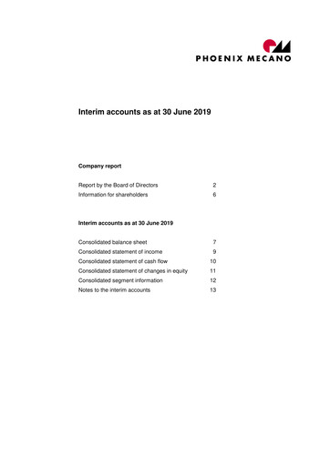 Vorschaubild Phoenix Mecano Halbjahresbericht 2019-h1