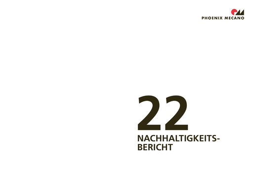 Vorschaubild Phoenix Mecano Nachhaltigkeitsbericht 2022