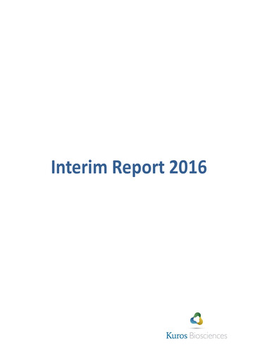 Thumbnail Kuros Biosciences Half-year Report 2016-h1