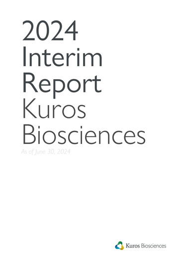 Thumbnail Kuros Biosciences Half-year Report 2024-h1