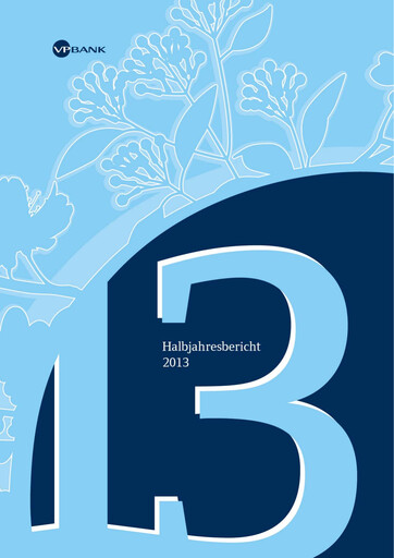 Miniature VP Bank Rapport semestriel 2013-h1