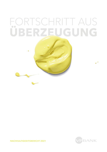 Vorschaubild VP Bank Nachhaltigkeitsbericht 2021