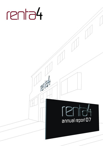 Thumbnail Renta 4 Banco Annual Report 2007