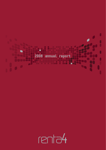 Thumbnail Renta 4 Banco Annual Report 2008