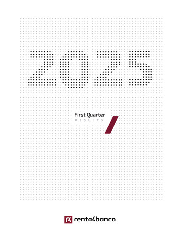 Miniature Renta 4 Banco Rapport trimestriel 2025-q1