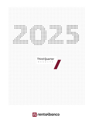 Miniature Renta 4 Banco Rapport trimestriel 2025-q3