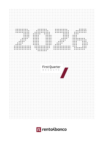 Miniature Renta 4 Banco Rapport trimestriel 2026-q1