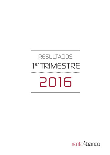 Thumbnail Renta 4 Banco Quarterly Report 2016-q1