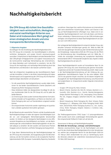 Thumbnail CPH Group AG Sustainability Report 2024