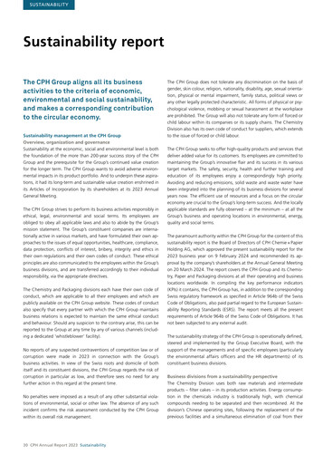 Thumbnail CPH Group AG Sustainability Report 2023