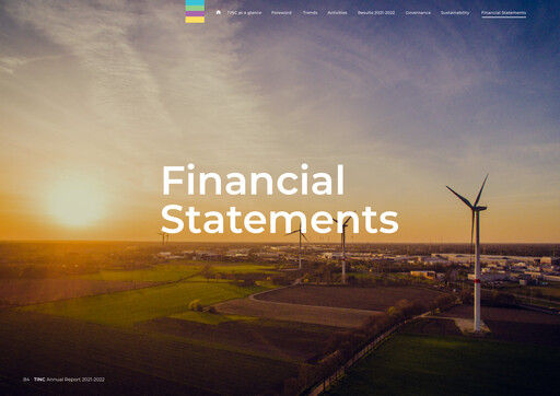 Thumbnail TINC NV Financial Statement 2021-2022