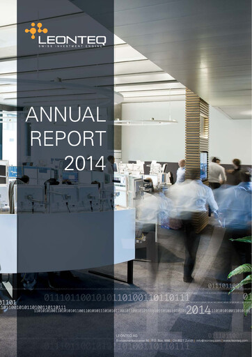 Thumbnail Leonteq Annual Report 2014
