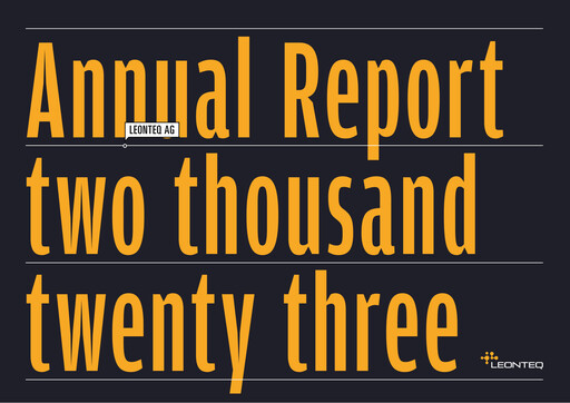 Thumbnail Leonteq Annual Report 2023