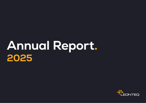 Thumbnail Leonteq Annual Report 2025
