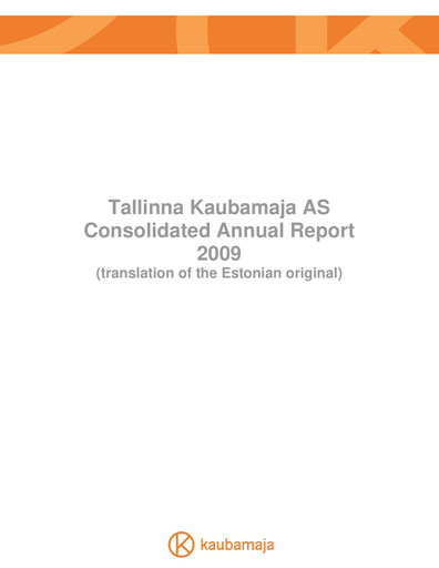 Thumbnail TKM Grupp AS Annual Report 2009