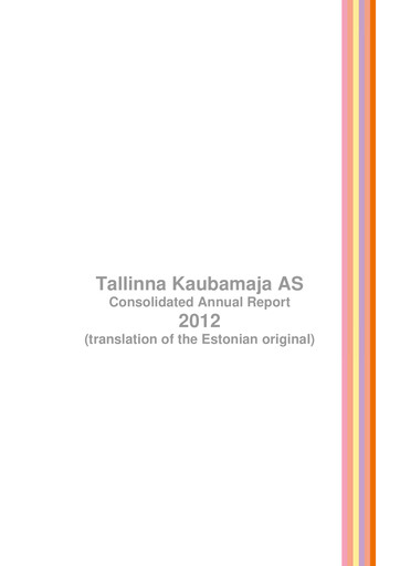 Thumbnail TKM Grupp AS Annual Report 2012