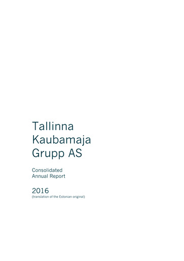 Thumbnail TKM Grupp AS Annual Report 2016