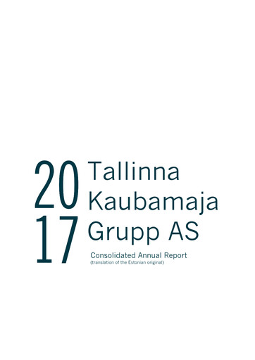 Thumbnail TKM Grupp AS Annual Report 2017