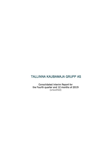 Thumbnail TKM Grupp AS Financial Report 2019