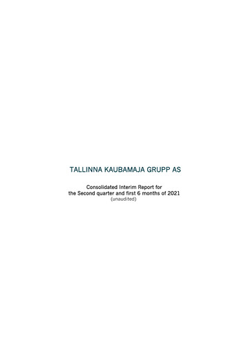 Thumbnail TKM Grupp AS Half-year Report 2021-h1