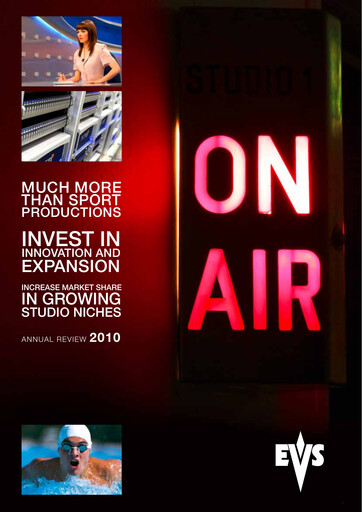 Thumbnail EVS Broadcast Equipment Annual Report 2010