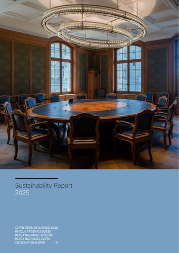 Thumbnail Schweizerische Nationalbank Sustainability Report 2025