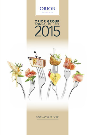 Thumbnail ORIOR AG Annual Report 2015