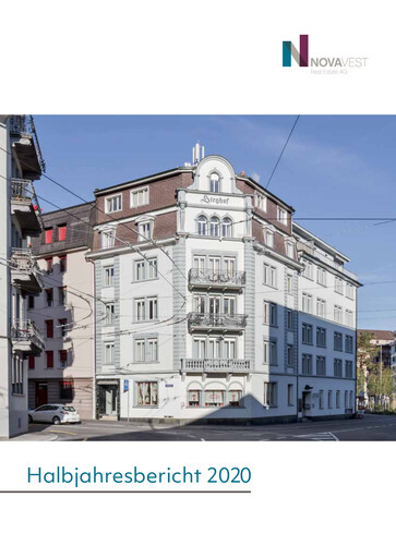 Thumbnail Novavest Real Estate AG Half-year Report 2020-h1