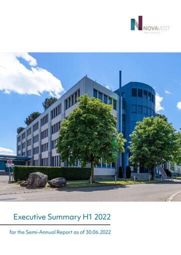Thumbnail Novavest Real Estate AG Half-year Report 2022-h1