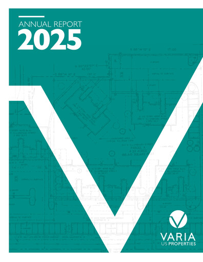 Thumbnail Varia US Properties Annual Report 2025
