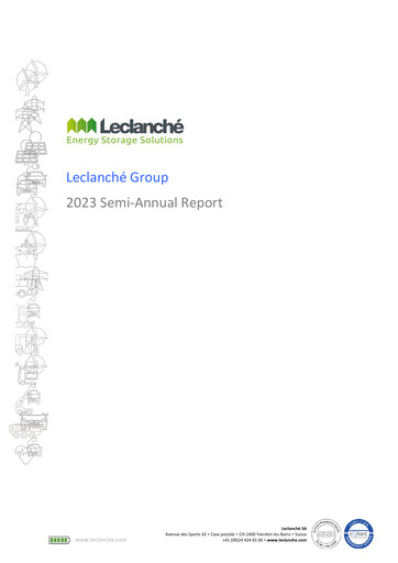 Vorschaubild Leclanché Halbjahresbericht 2023-h1