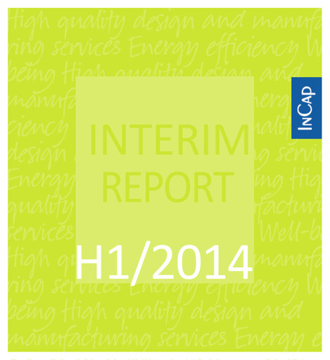 Thumbnail Incap Oyj Half-year Report 2014-h1