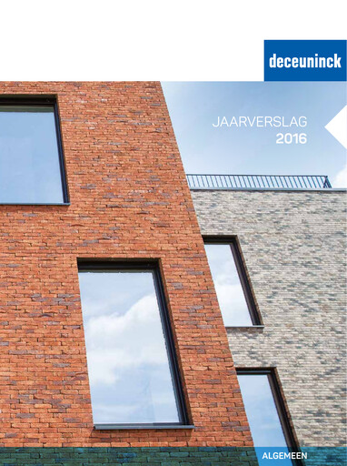 Thumbnail Deceuninck Annual Report 2016