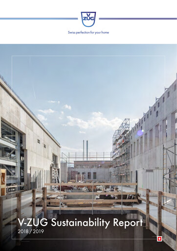 Thumbnail V-ZUG Holding Sustainability Report 2018-2019