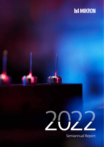 Miniature Mikron Holding Rapport semestriel 2022-h1