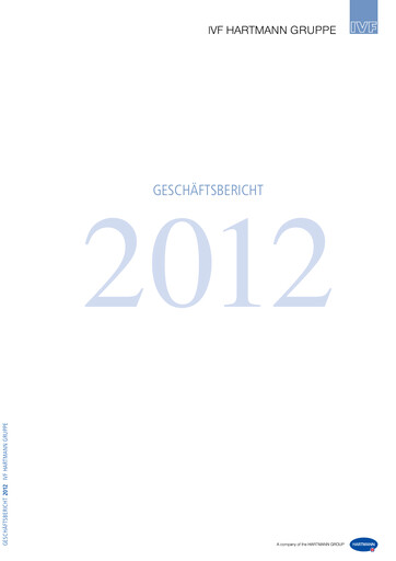Thumbnail IVF Hartmann Annual Report 2012