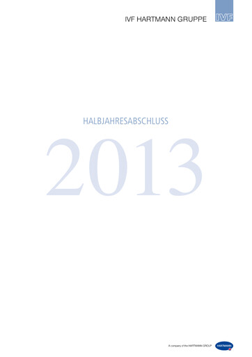 Miniature IVF Hartmann Rapport semestriel 2013-h1