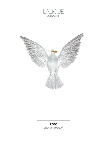 Miniature Lalique Group Rapport annuel 2016