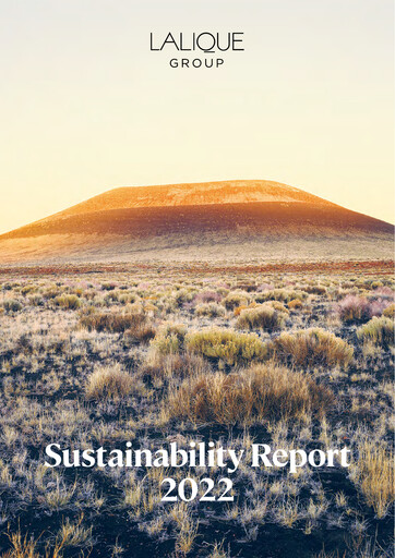 Miniature Lalique Group Rapport de durabilité 2022
