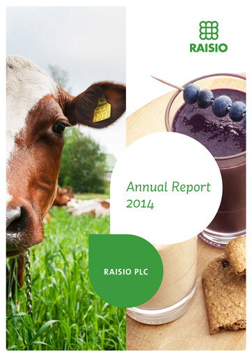 Thumbnail Raisio plc Annual Report 2014